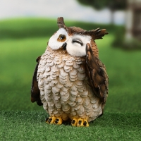 Садовая фигура "Сова подмигивает" 16х16х20см
