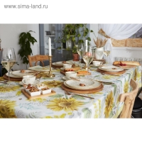 Скатерть "Этель" Солнечные цветы 180х147 см, 100% хлопок, саржа 190 г/м2
