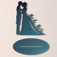 Топпер «M&M», цвет серебро Топпер «M&M», цвет серебро