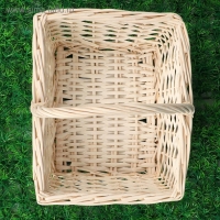 Корзина плетеная, ива, 27×22× h14(27) см, Корзина плетеная, ива, 27×22× h14(27) см,