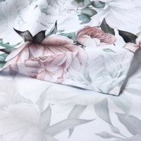 Скатерть Доляна Пионы 145*180 +/- 3 см, 100% п/э