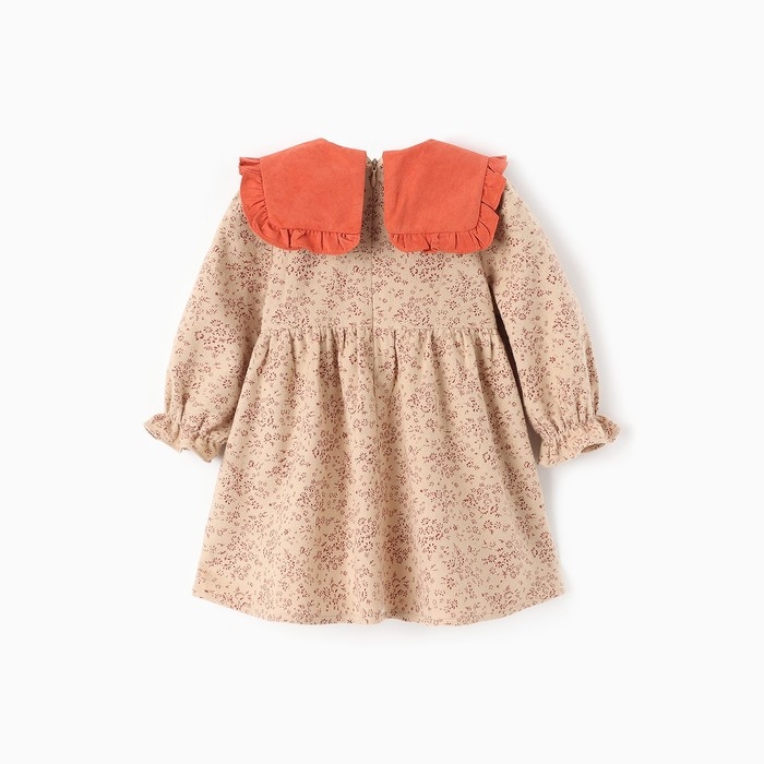 Платье для девочки MINAKU, цвет бежевый, рост 92-98