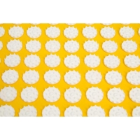 Аппликатор Кузнецова, 144 колючки, спанбонд, жёлтый, 26 х 56 см.