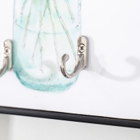 Крючки декоративные 2 крючка "Подсолнухи в стеклянной банке" 19х24 см