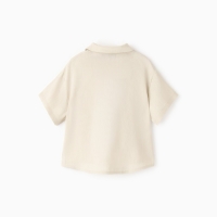 Рубашка для мальчика KAFTAN Linen, р. 34 (122-128), молочный Рубашка для мальчика KAFTAN Linen, р. 34 (122-128), молочный