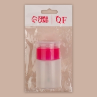 Флакон с помпой, 75 мл, цвет розовый/прозрачный