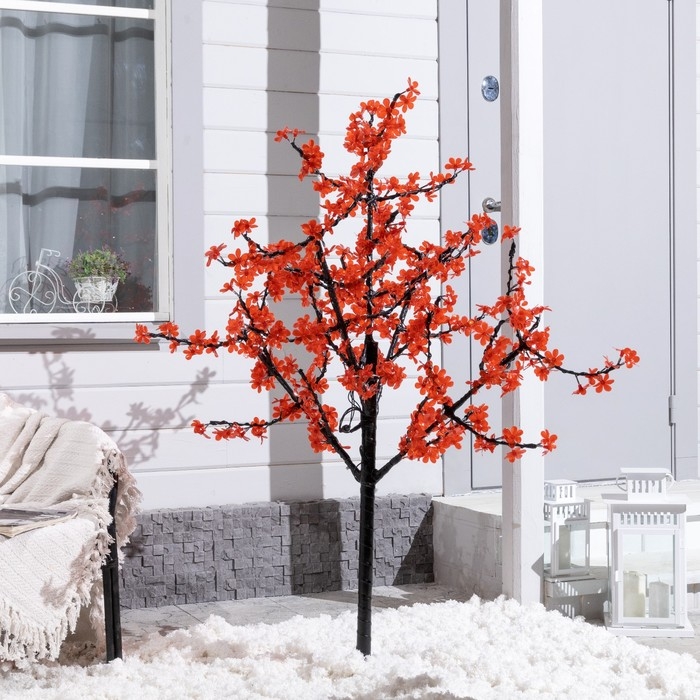 Светодиодное дерево «Баугиния» 1.5 м, 480 LED, постоянное свечение, 220 В, свечение красное Светодиодное дерево «Баугиния» 1.5 м, 480 LED, постоянное свечение, 220 В, свечение красное