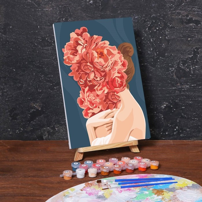 Картина по номерам на холсте с подрамником «Нежность» 20х30 см Картина по номерам на холсте с подрамником «Нежность» 20х30 см