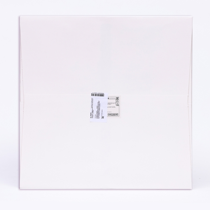 Пакет крафт с квадратным дном и окном 30 Х 30 Х 30 см Белый, 1шт Пакет крафт с квадратным дном и окном 30 Х 30 Х 30 см Белый, 1шт