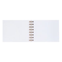 Скетчбук А6, 80 листов на гребне по короткой стороне "Дружок", твёрдая обложка, блок 100 г/м&sup2;