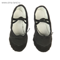 Балетки спортивные, р. 35, длина стопы 21,5 см, цвет чёрный