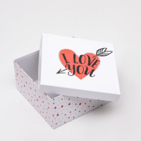 Набор коробок 6 в 1 "Признание в любви", 25,5 х 25,5 х 13 - 16 х 16 х 8 см