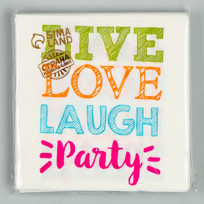 Салфетки бумажные «Радость» 25х25 см, набор 20 шт. Салфетки бумажные «Радость» 25х25 см, набор 20 шт.