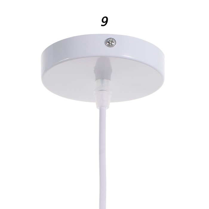 Светильник BayerLux 1244/1WT E27 40Вт белый 22х22х8,5-108 см