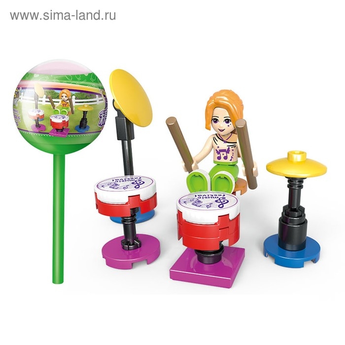 Конструктор в чупсе &laquo;Девчонки&raquo;, 6 видов МИКС