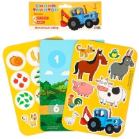 Магнитная игра «Развивающий», Синий трактор Магнитная игра «Развивающий», Синий трактор