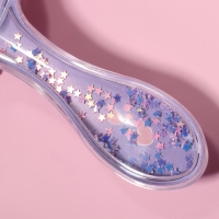 Расчёска - шейкер, 6 × 16 см, цвет фиолетовый Расчёска - шейкер, 6 × 16 см, цвет фиолетовый