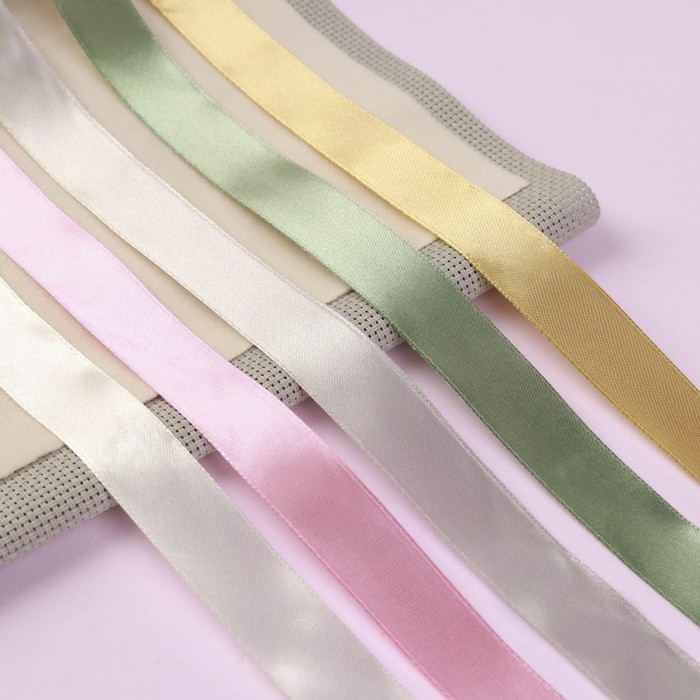 Набор атласных лент &laquo;Тёплый день &raquo;, 5 шт, размер 1 ленты: 20 мм &times; 23 &plusmn; 1 м