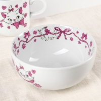 Набор детской посуды, 2 предмета: салатник, кружка "Кошечка Мари", Коты Аристократы Набор детской посуды, 2 предмета: салатник, кружка "Кошечка Мари", Коты Аристократы