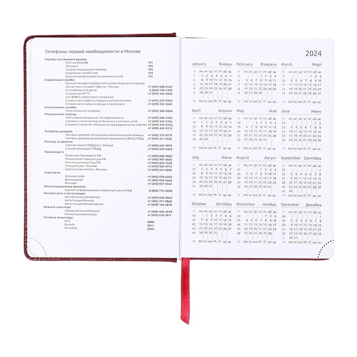 Ежедневник датированный 2025 B6 168 листов, deVENTE. Wild, твердая обложка кожзам с поролоном, перфорация, ляссе, блок 70, бордо