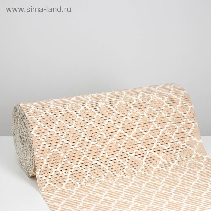 Коврик для ванной комнаты «Песчаные сети», ширина 65 см, рулон 15 м Коврик для ванной комнаты «Песчаные сети», ширина 65 см, рулон 15 м