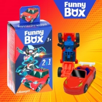 Набор для детей Funny Box &laquo;Трансформеры&raquo; Набор: карточка, фигурка, лист наклеек, МИКС