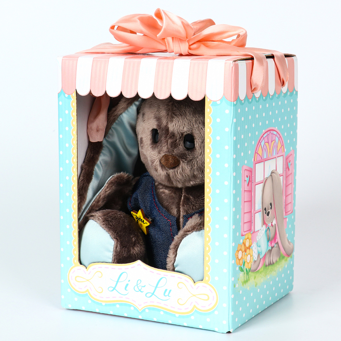 Мягкая игрушка &laquo;Малыш Lu в жилете&raquo;, заяц, 25 см