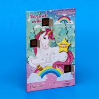 Новый год. Адвент-календарь ChokoTime " Волшебные пожелания единорога", 65 г Новый год. Адвент-календарь ChokoTime " Волшебные пожелания единорога", 65 г