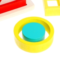 Детский развивающий набор 2 в 1 &laquo;Геометрические фигуры&raquo;