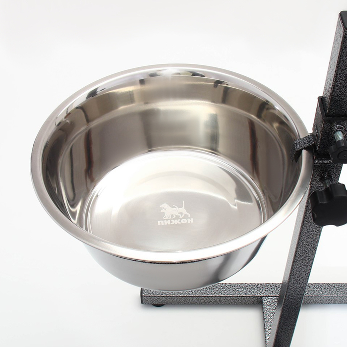 Регулируемая подставка с 2 мисками по 4 л, высота подставки 40 см Регулируемая подставка с 2 мисками по 4 л, высота подставки 40 см