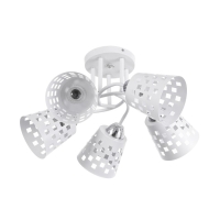 Люстра "Дана" 5х60Вт Е27 Белый 48х48х28см Люстра "Дана" 5х60Вт Е27 Белый 48х48х28см