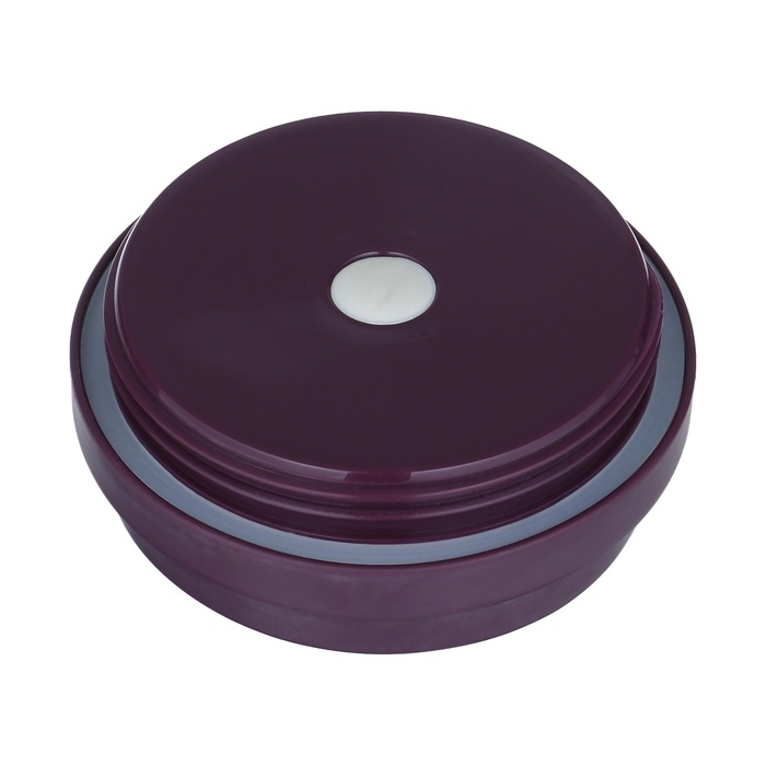 Термос для еды, 600 мл, сохраняет тепло 6 ч, 13 х 13.5 см, бордовый