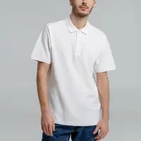 Рубашка поло мужская Neptune белая, размер S