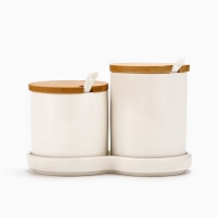 Банки для хранения сыпучих продуктов &laquo;Аромат утра&raquo;: 2 шт, 250 мл, 400 мл