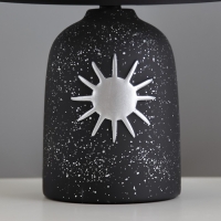 Настольная лампа "Мирель" Е14 40Вт черный 22,5х22,5х34 см RISALUX