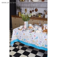 Скатерть Доляна Happy Easter 180х144 см
