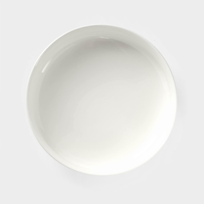 Блюдо керамическое для фруктов, d=15,5 см, цвет белый Блюдо керамическое для фруктов, d=15,5 см, цвет белый