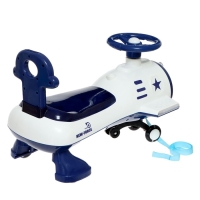 Каталка-толокар &laquo;Бибикар&raquo;, звук, бело-синий