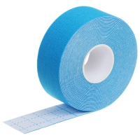 Кинезиотейп ONLYTOP, 2,5 см х 5 м, цвет голубой Кинезиотейп ONLYTOP, 2,5 см х 5 м, цвет голубой