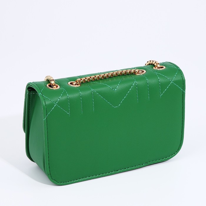 Сумка-мессенджер на клапане, цвет зелёный Сумка-мессенджер на клапане, цвет зелёный