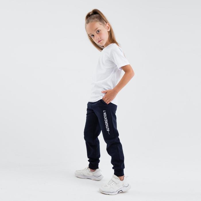 Футболка детская, цвет белый, рост 134 см