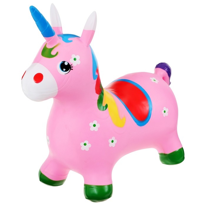 Попрыгун ZABIAKA &laquo;Единорог&raquo;, 58х26х52 см, 1300 г