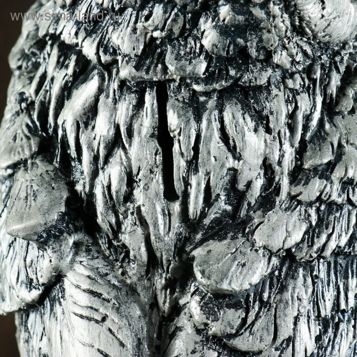 Копилка Копилка "Сова с книгой" серебро, 21х17х35см