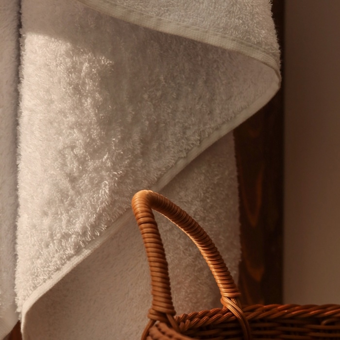 Полотенце махровое Этель "Терри" 50*90 см, цв. белый, 100% хлопок, 430 г/м2