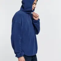 Анорак флисовый унисекс Fliska, темно-синий, размер XS/S