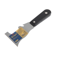 Шпатель многофункциональный ТУНДРА, 9 в 1, нержавеющая сталь, пластиковая рукоятка Шпатель многофункциональный ТУНДРА, 9 в 1, нержавеющая сталь, пластиковая рукоятка