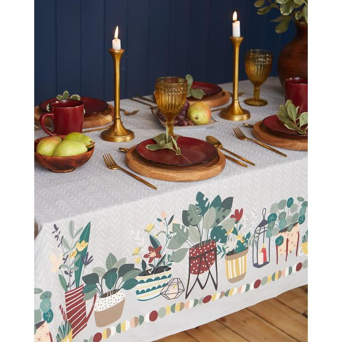 Скатерть "Этель" Hygge 149х220 см, 100% хлопок, саржа 190 г/м2