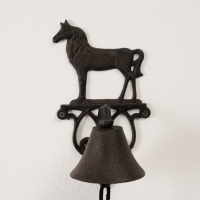 Колокол сувенирный чугун "Лошадь" 13х13,5х24,5 см Колокол сувенирный чугун "Лошадь" 13х13,5х24,5 см