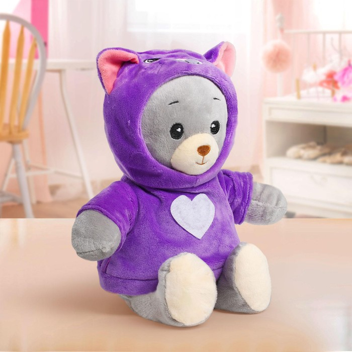 Мягкая игрушка &laquo;Медвежонок Лаппи - котёнок&raquo;, 22 см