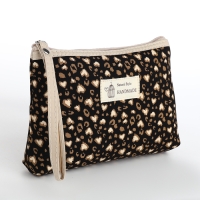 Косметичка на молнии, цвет чёрный Косметичка на молнии, цвет чёрный